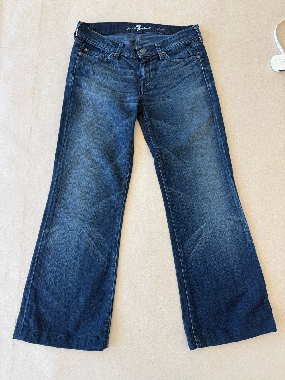 7 For All Mankind — NWOT Dojo Dark Blue Women's Bootcut Jeans — Size 29